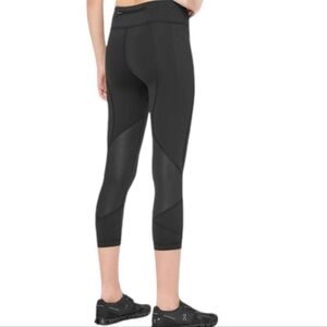 Lululemon Pace Revival Leggings Crop Mesh Black Size 4